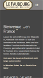 Mobile Screenshot of le-faubourg.de