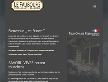 Tablet Screenshot of le-faubourg.de